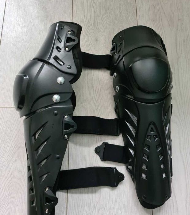 Genunchiere Noi Negre cu gel D3O Motocicleta Trotineta
