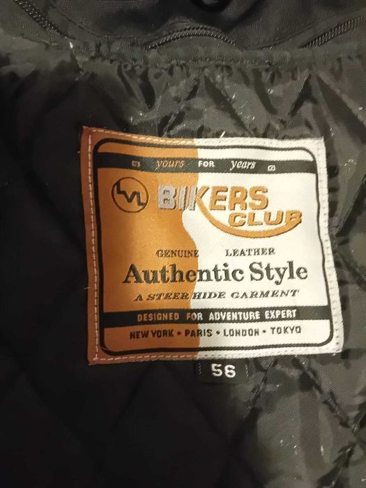 Geaca din piele autentica - Bikers - marime 56