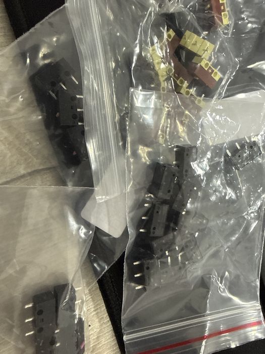 бесшумные переключательи для мыши huano kailh omron