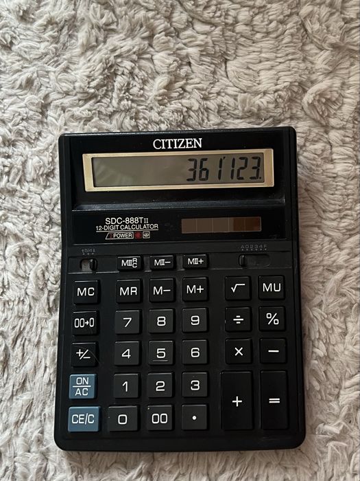 Калькулятор CITIZEN оригинал рабочий новый