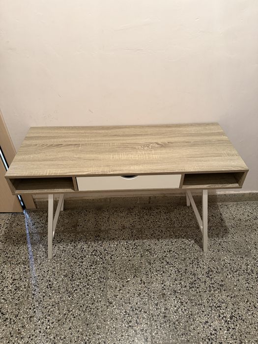 JYSK Бюро ABBETVED д120xш48 см цвят светъл дъб/бяло | Desk