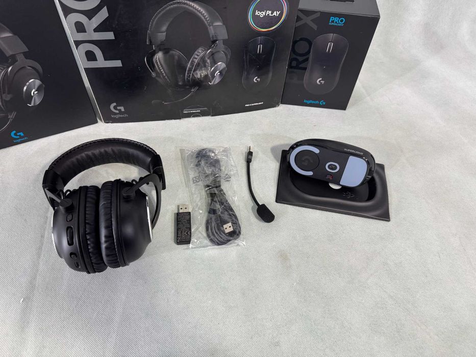 Мишка Logitech G Pro X Superlight и Слушалки Logitech G Pro