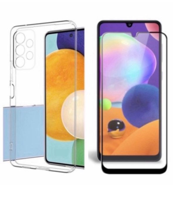 Samsung A15/A22/A23/A25/A06/A16/A26 Pachet Husa Silicon +Folie Sticla