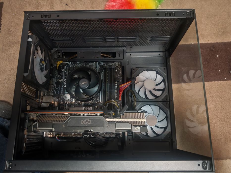 Pc gaming de buget ryzen 5 16gb ddr4 rx 5700xt,Monitor msi 200 hz