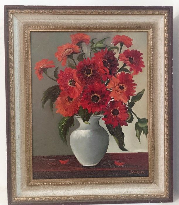 Ulei pe pânză o lucrare semnata de o foarte bună calitate încadrata în