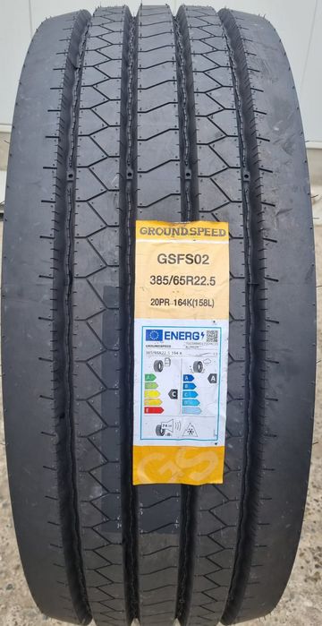 385/65 R22.5, 165K, GROUNDSPEED, GSFS02, Anvelope directie