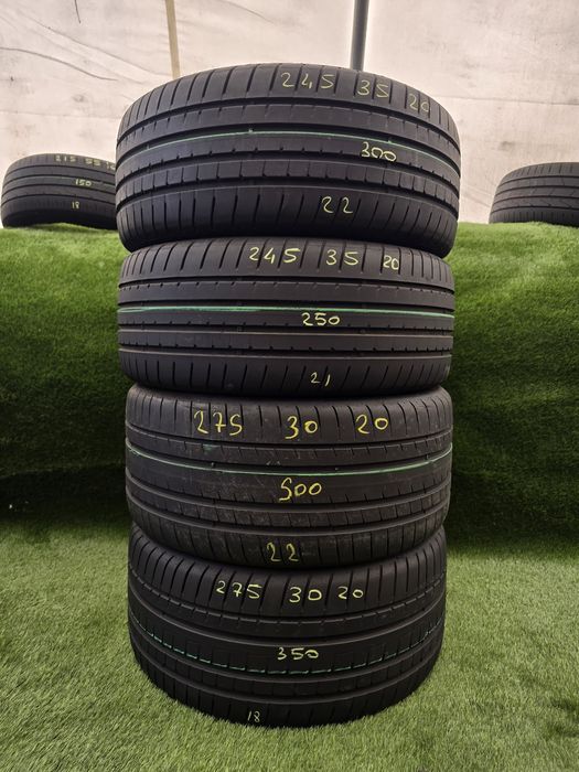 Set 245 35 20.  275 30 20 goodyear