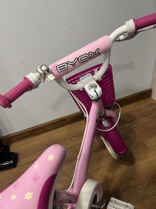 Детски велосипед/колело с помощни колела Byox 16" Puppy