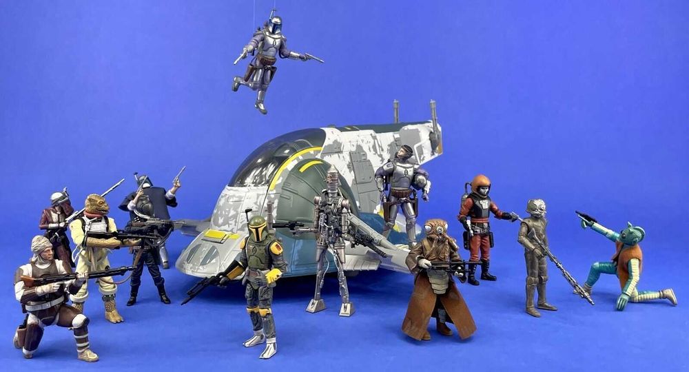 STAR WARS Jango Fett’s SLAVE 1 Bane Malar Zuckuss Action фигурки