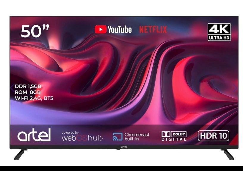 Новые Smart TV Artel. Цены ниже магазина. Количество ограничено