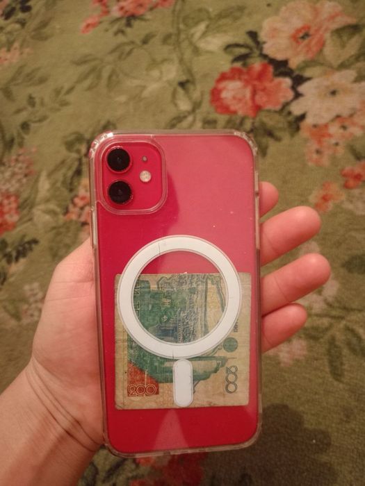 Айфон 11 қызыл 64gb