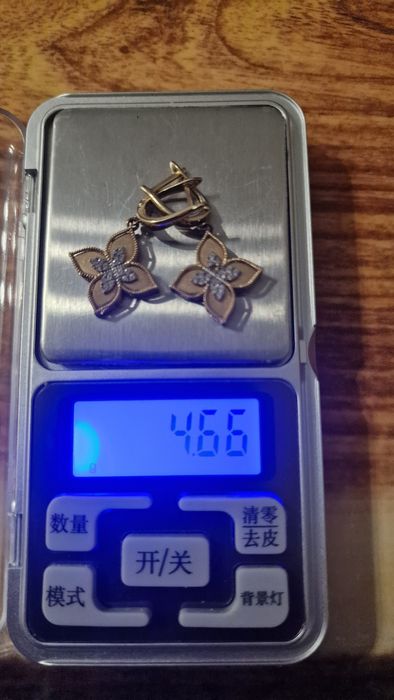 Золотые серги 585 пр