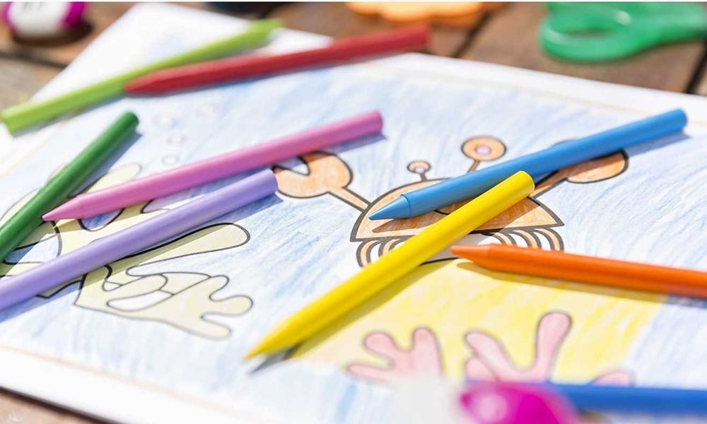 Bic Kids Plastidecor   Цветни восъчни моливи 24 бр.