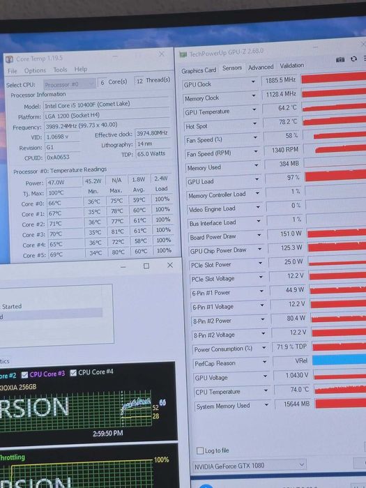 PC Gaming i5 10400f, Gtx 1080 8 gb, 16 gb ram ddr4, 200+fps CS GO