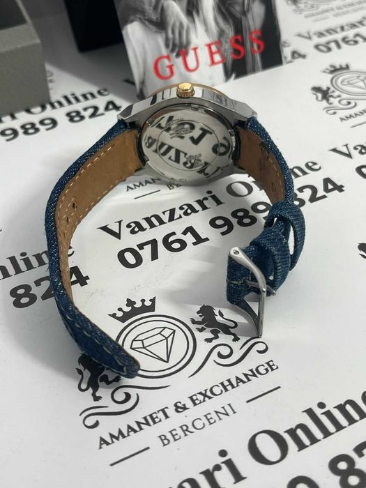 Ceas GUESS Dama BLUE DENIM AmanetRahova 295