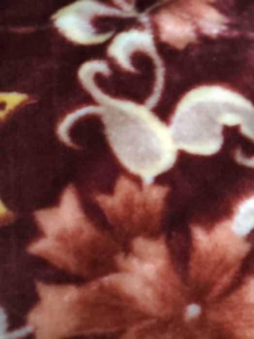 Pătură groasă cu trandafiri