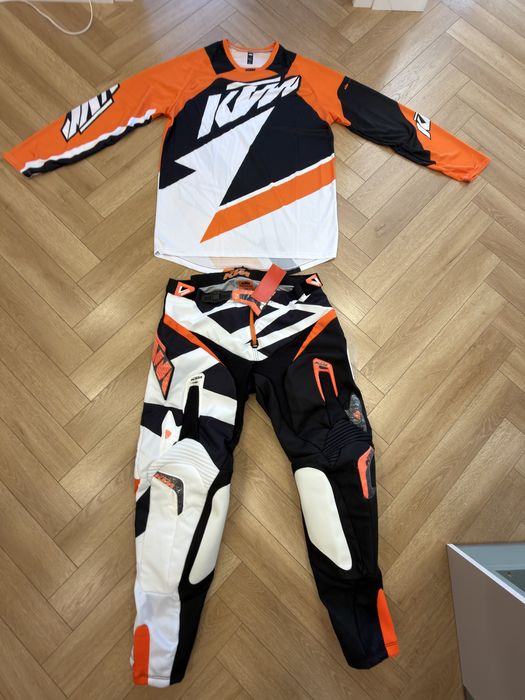 KTM комплект джерси + мотоштаны для эндуро мотокросса