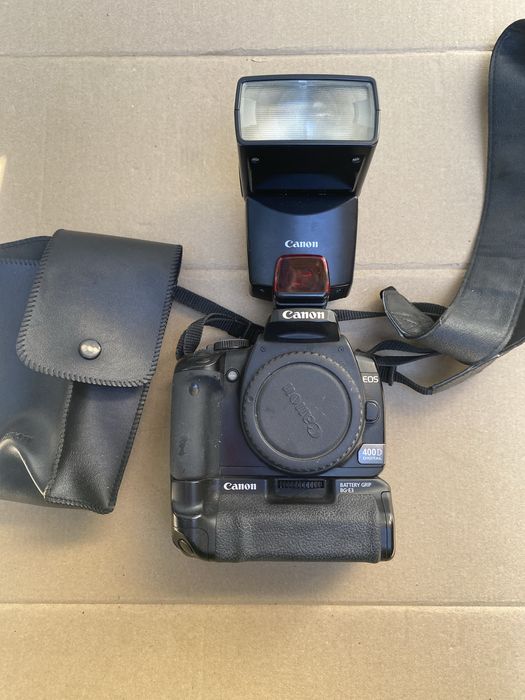 Canon 400d battery grip bg-e3 blitz 380ex