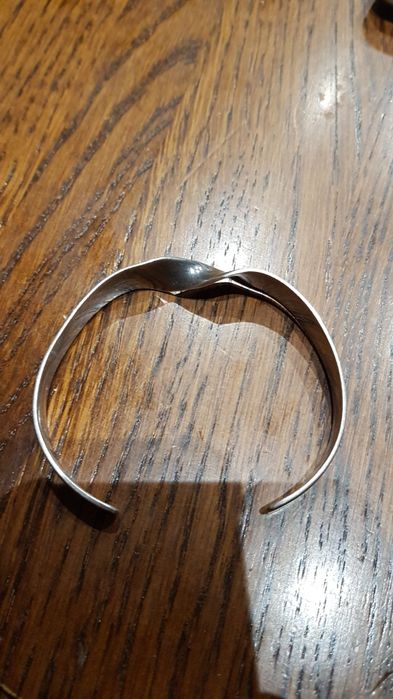 Bratara argint masiv 925 fixa dama,6.5 cm stare foarte buna