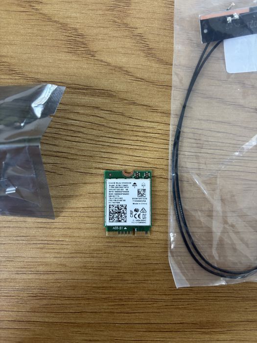Placa retea Intel Dual Band Wireless 9560NGW 2.4 & 5 Ghz + Bluetooth + Antena interna si externa