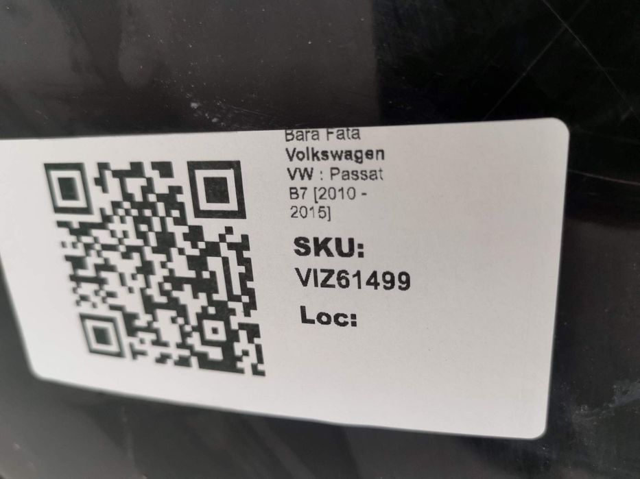 Bara Fata Volkswagen VW  Passat B7 2010 2011 2012 2013 2014 2015 Origi