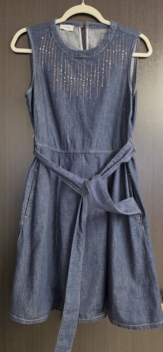 Rochie denim Motivi cu ștrasuri, mărimea 38-40