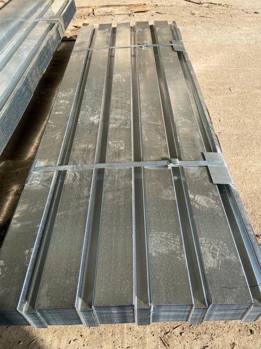 Tablă Cutată Zincată 6M lungime 0.5mm nevopsită pentru hale cută mare