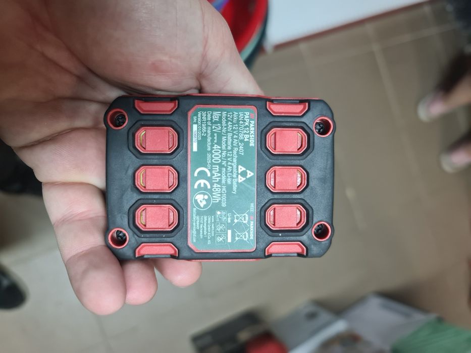 Parkside acumulator 12v 4ah