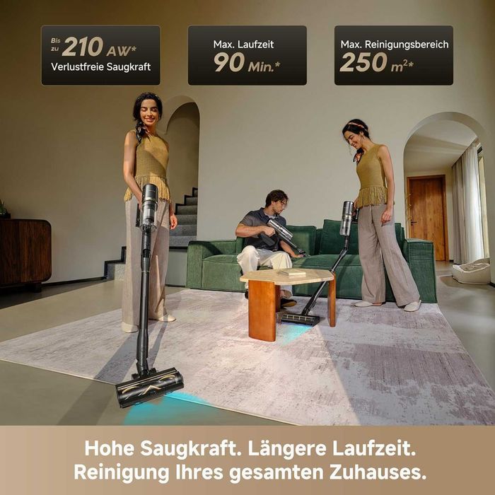 Мощна Вертикална Безкабелна Прахосмукачка за Килими Dreame V20 Pro-A