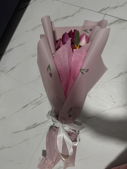 Букет из тюльпанов