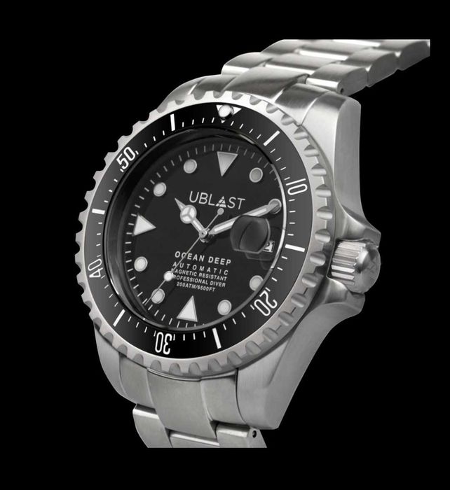 Ceas UBLAST Ocean Deep Automatic , Magnetic resistant 2000 metri - nou