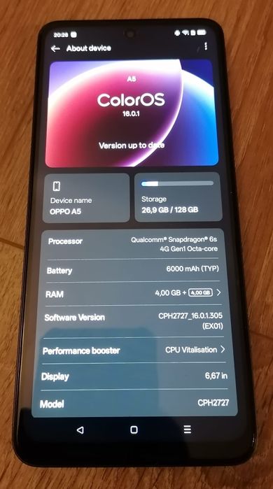 OPPO A5 Dark Purple 128 GB