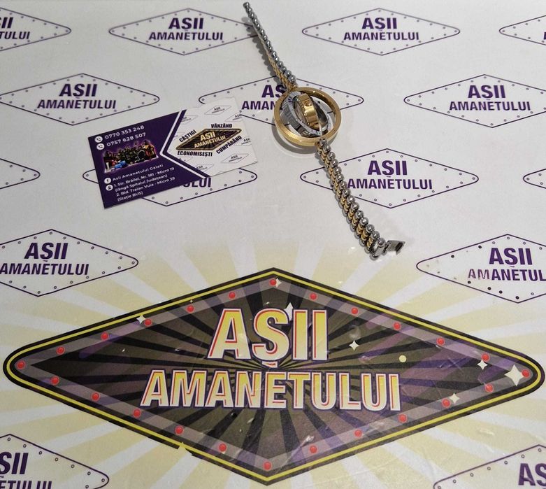 Ceas dama Versace Eon 34mm, Silver&Gold