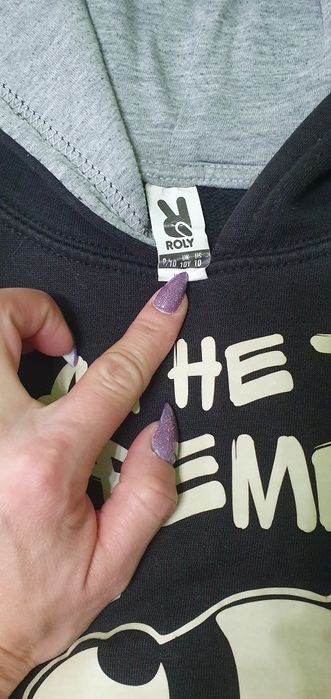 Andy Studio Да не ти дреме светещ и блуза H&M Хелоуин