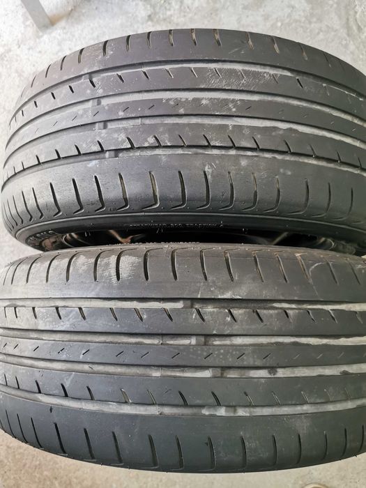 Автошины на дисках R15 195x55 б/у 2шт.