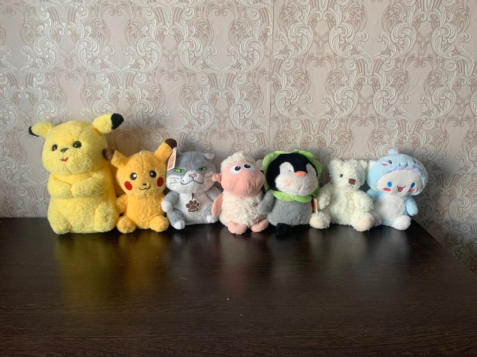 Игрушки мягкие плюшевые