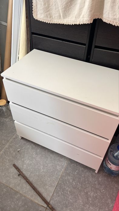 Белые 2 комода в стиле ИКЕА