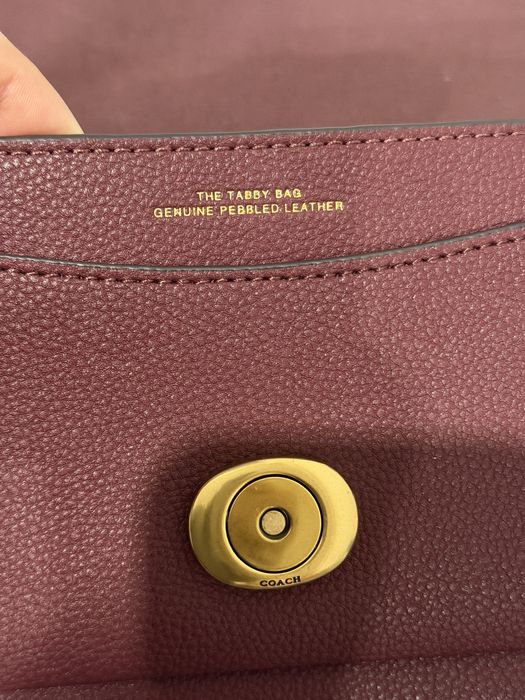 Geanta Coach burgundy