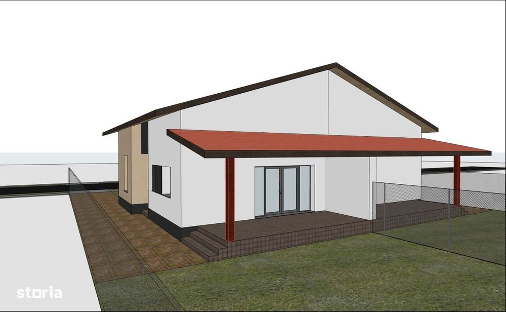 Casă nouă cu mansardă în Săcălaz - 300 mp