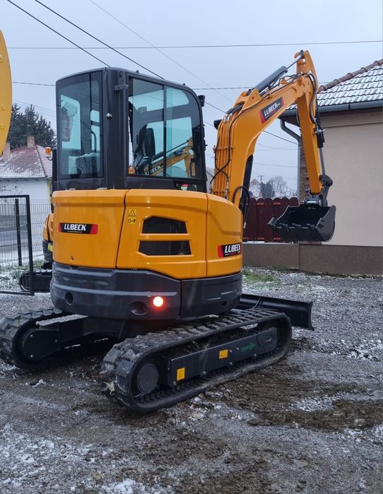 Miniexcavator Lubeck W390pro Nou Motor Yanmar Factură externă fara TV