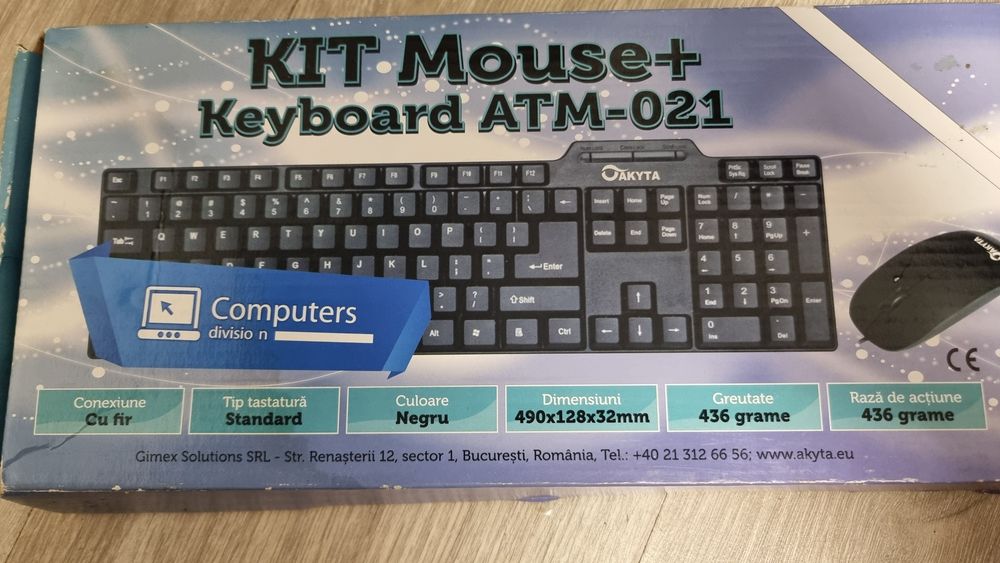 Kit tastatură + mouse Aktya ATM-021