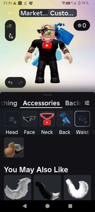 Даже аккаунт roblox
