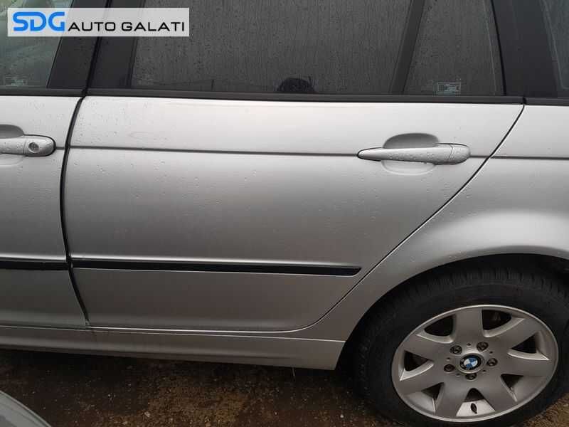 Usa Portiera Stanga Spate Dezechipata BMW Seria 3 E46 Berlina Sedan 1998 - 2006 Culoare 354/7 Titansilber Metallic
