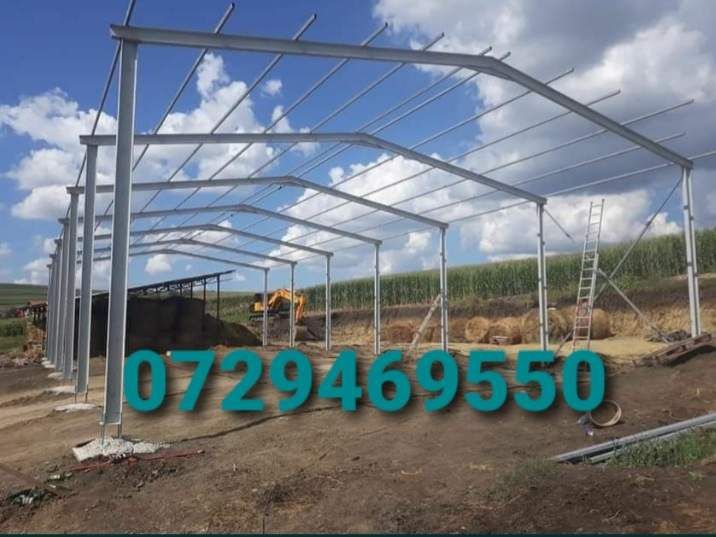 Vând hală metalica de 15 m x30 m x5 m și alte dimensiuni pe comanda
