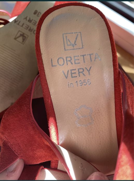 Босоножки красные