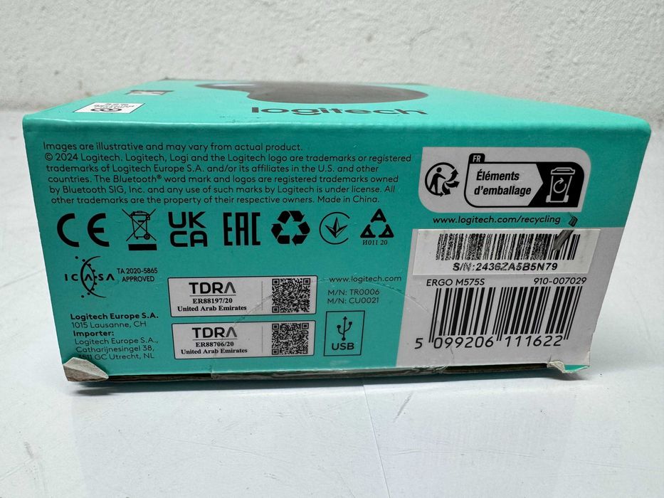 Мишка Logitech ERGO M575S