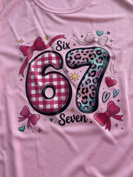 Нови 2 бр. тениски 8/9 год. (“баща и дъщеря” и “six - seven”) + чорапки 67