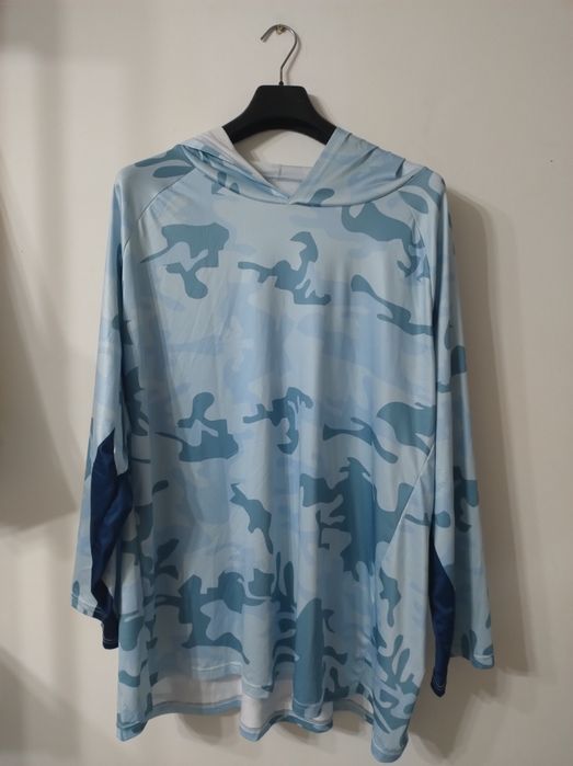 Bluza UV Quick Dry Camuflaj Camo Pescuit Drumetii ...
