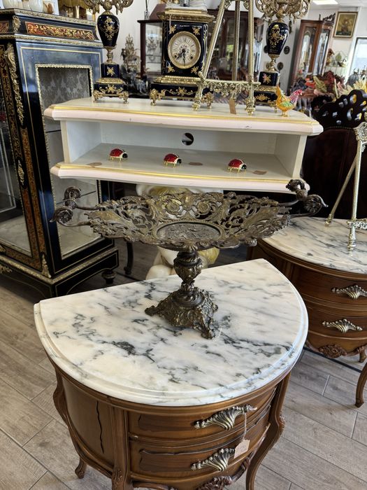 Fructiera baroc din bronz masiv