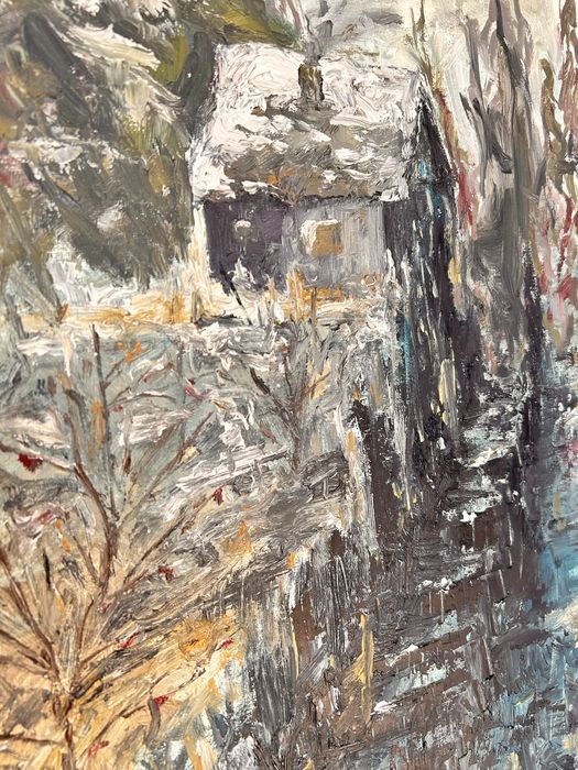 Pictură pe pânză în ulei